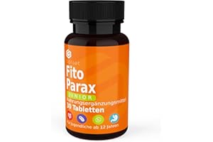 GoNet Fito Para Natürliche Inhaltsstoffe I Jugendliche ab 12 Jahren I Thymiankraut Wermutkraut Kalmuswurzel Walnussblatt I 30 Tabletten I 10 Tage Kur