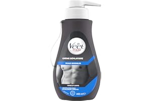 Veet Men - Crème Dépilatoire Homme - Epilation Peaux Sensibles - 400 ml