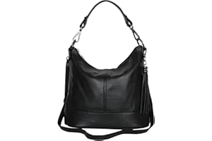 AMBRA MODA AmbraModa GLX09 - Borsa a tracolla da donna in vera pelle