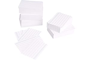 AMAZON BASICS AmazonBasics A8 Ruled Index Cards - White (Pack of 1000) - Amazon Vine