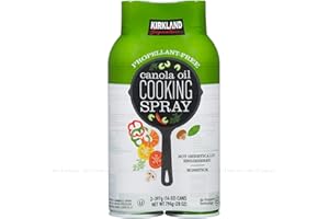 Kirkland Signature Canola Oil Cooking Spray Propellant Free - Pack of 2 x 397g