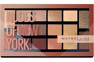 Maybelline Nudes Of New York Paleta Cieni do Powiek, Wielokolorowy, 18 g