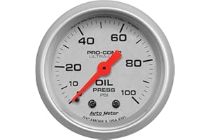 Auto Meter 4321 Ultra-Lite Mechanical Oil Pressure Gauge