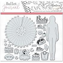 Zonon 18 Stempel-Set Für Bullet Journal - 4 Transparente Silikon-Schablonen