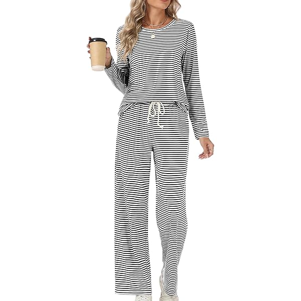 Rapbin damespyjama, lang, set, tweedelig, nachtkleding