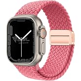 Babilden Apple Watch Series SE/11/10/9/8/7/6/5/4/3 ile Uyumlu Kumaş Kordon 46mm/45mm/44mm, Series 10 42mm/41mm/40mm/38mm
