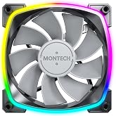 Montech RX120 PWM Siyah 120mm Reverse Fan (Ters Bı&ccedil;ak) ARGB Kasa Fanı 1600 RPM