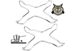 Exbrith 2 Piezas Antideslizante Anillo Wok, Soporte Universal de Hierro Fundido, Reductor Gas, para Cocinas, Cafeteras, Hornos, Estufas de Gas y Estufas de Camping