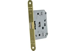 Ucem 6137BC/70mm - Picaporte unificado canto redondo latonado 70mm