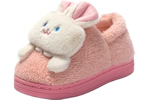 JOMIX Kapcie dla dzieci zimowe kapcie dla dzieci zamknięte ciepłe owłosione kapcie, domowe