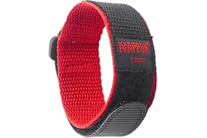 IVAPPON Hook Loop Sport Watch Strap 18mm 20mm 22mm Nylon Straps Black Blue Red Olive Orange Fastening Watchband