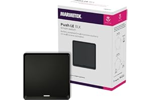 Marmitek Push Le Blk Przełącznik, Czarny, ‎8,6 x 8,6 x 1,3 cm; 130 g