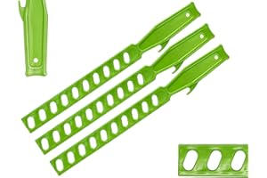 ToolSpace Agitateur de peinture 3 pièces - Plastique - 35 cm - Agitateur de peinture vert Durable Réutilisable - Pour différents types de peintures - Emulsions, Peintures acryliques, Résines - Ne se