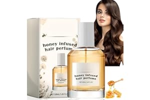 CHENGJIN Honey Infused Hair Perfume, Fragrance Mist with Sweet Honey Notes, Long-Lasting for Women