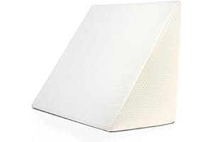 Purovi Cuscino Antireflusso Ergonomico - Cuscino a Cuneo Ortopedico in Cotone per Letto e Divano - Cuscini da Lettura, Supporto per Schiena e Rialzo Gambe