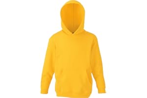 Fruit of the Loom Unisex Kids Pull-over Classic Hooded Sweat