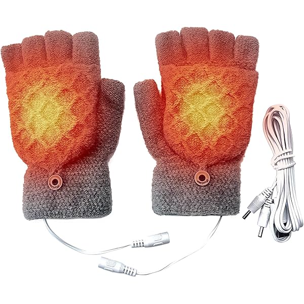 USB Beheizte Handschuhe - Wärmende Handschuhe Mit Verstellbarer Temperatur Für Winter