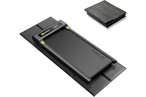 UREVO Tapis Roulant per Casa, 3 in 1 Walking Pad Pieghevole con Doppio Assorbimento Degli Urti, ‎1-10 km/h, Tapis Roulant Pieghevole Elettrico con Telecomando e LED per Casa/Ufficio