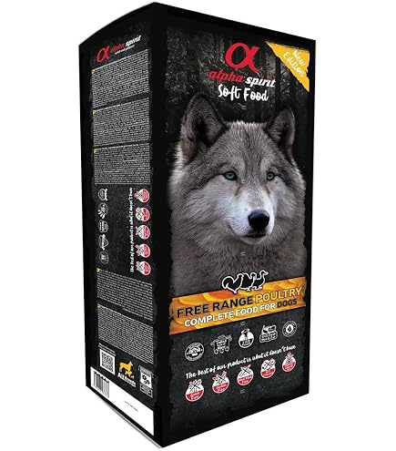 Alpha Spirit Hundefutter Ente – 3 Kg, 85% Frisches Entenfleisch, Getreidefrei, Glutenfrei
