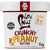Pip & Nut - Crunchy Peanut Butter (1kg) | Natural Nut Butter, No Palm Oil, No Added Sugar, Hi-Oleic Peanuts, High in Unsatura