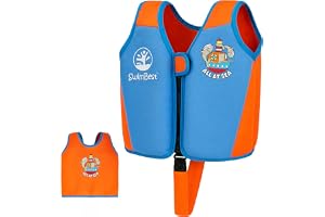 SwimBest Swim Vest - For Baby, Toddler & Kids. Adjustable Buoyancy Swim Jacket, ideal for pools/beaches/holidays & Learning t