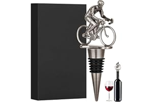 HENGRONGSHEN Hengongshen Bicicleta Víno Botella Tapón, Platatapón para Botellas de Vino para Motoregalos para Moteros, Regalo día del Padre Regalo Personalizado Hombre