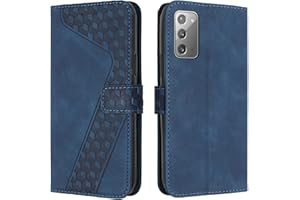 OKZone Cover per Samsung Galaxy Note 20, Custodia in Pelle Samsung Note 20, Antiurto Cover a Libro Galaxy Note 20 Magnetica Portafoglio Folio PU Pelle Flip Caso con Wallet Case Cover (Blu)