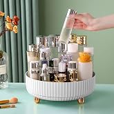 Make Up Organiser 360 Degree Rotating Cosmetic Organiser Cosmetic Shelf Eyeshadow Brush Lipstick Case Cosmetic Organiser Beauty Organiser for Room Decor Dressing Table Bedroom Bathroom