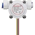 DIGITEN 1/4 Quick Connect 0.3-10L/min Water Hall Effect Flow Sensor Meter