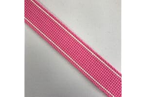 KAYES TEXTILES Heavy Duty 25mm Wide Webbing Strapping (Per Metre) (Pink)