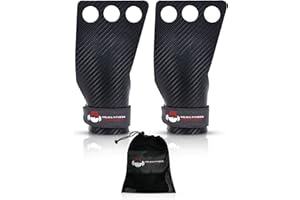 VELSIA Paracalli per Crossfit - Carbon Fiber Grips 3H, Guanti Crossfit donna e uomo, Paracalli stamina fitness, Guanti crossfit interi, Paracalli crossfit stamina, Paracalli Palestra.