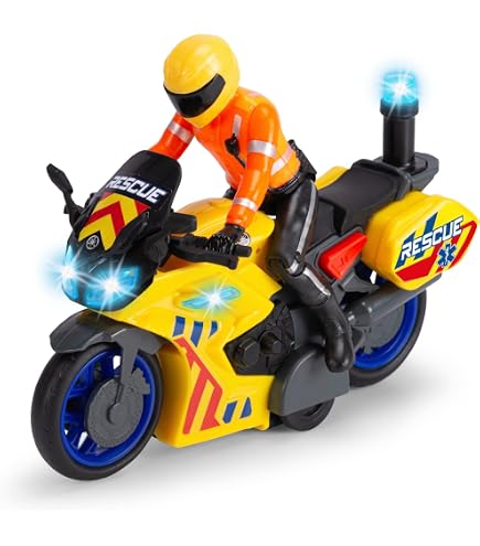 Dickie Toys Moto De Policía Con Figura Y Accesorios - Juguete Para Niños 3 Años, Incluye Dickie Toys Moto De Policía Con Figura Y Accesorios - Juguete Para Niños 3 Años, Incluye