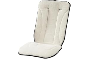 Momcozy Wendbares Sitzauflage Kinderwagen | Universelle, atmungsaktive Sitzauflage | Winterwarme kinderwagen zubehör | Kissenauflage für Wiege/Tragewagen | Plüsch für den Winter & weicher Stoff
