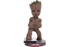 Cableguys Guardians of The Galaxy Figura Gaming Joven Groot - Soporte para Mando o Smartphone - Cable USB Incluido - 20 cm