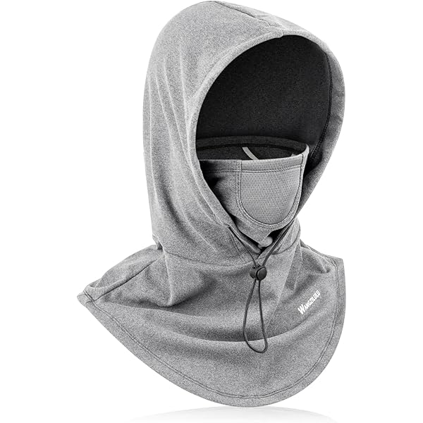 Cagoule De Ski Hiver Cagoule Coupe-vent Ru00e9glable Tour De Cou