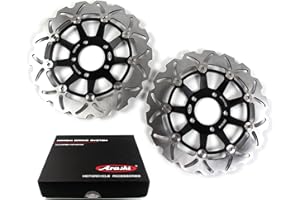 Arashi Front Brake Discs for Suzuki GSX600F 1998-2003 / GSF BANDIT 600 2000-2004 / GSF600S BANDIT 2000-2004 Motorcycle BANDIT 600 Accessories Black 1999 2001 2002