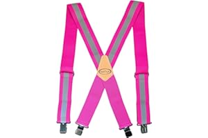 MELOTOUGH Reflective Safety Suspenders|Work Suspenders with Hi Viz Reflective Strip Hold Up Tool Belt Suspenders…