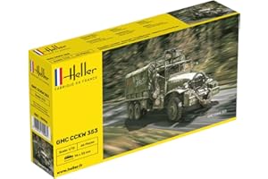 Heller 79996 - Modellino da Costruire, Carro Gmc Cckw 353, Scala 1:72 [Importato da Francia]
