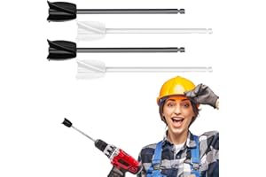 Richolyn 4 PCs Rührstab Epoxidharz-Wendelrührer -Befestigung Für Bohrer, Wiederverwendbare Farb- Und Harzmixer -Paddel, Um Epoxidharz, Farbe, Keramikglasur Zum Mischen Und Blasen Zu Reduzieren