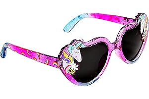 Eyelevel Unicorn Kids Sunglasses for Girls 5-10 Years with Multicoloured Purple Frame - 100% UVA/UVB Protection