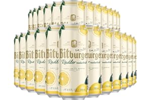 TWELVE GREEN BOTTLES Bitburger Naturally Cloudy Radler 1.9% ABV | 24 x 500ml Cans