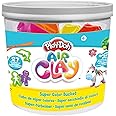 Play-Doh Air Clay Sculpting Set -Super Colour Bucket, Multi Colour, One Size