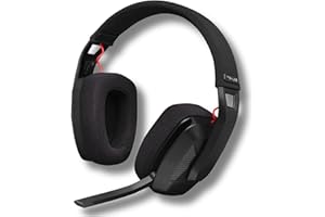 The G-Lab - Korp Platinium - Cuffie gaming wireless Tripla Modalità: Bluetooth, 2.4GHz e cablato. - Cuffie PS5 /PS4/PC/Androïd/IOS - Audio Stereo di Alta Qualità, Bassa Latenza, Durata 45h – Nuovo