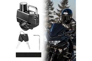 KARELLS Blokada antykradzieżowa do kasku motocyklowego - uniwersalny hak zabezpieczający czarny