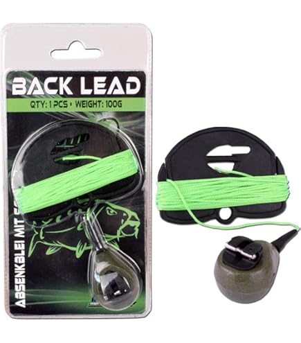 Lots De 12 Plombs Carpe Back Lead – Neufs, Pour La Pêche à La Carpe