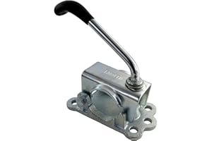 TRAILER PARTS4U Knott - Morsetto di serraggio rinforzato con piastra in ghisa con manico extra lungo, tubo Ø 48 mm, per ruota di supporto, rimorchio, roulotte