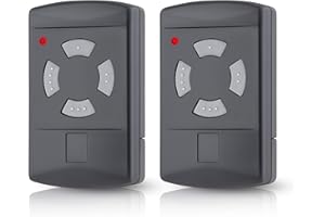 pepape 2 pièces Télécommande de Porte de Garage pour Hormann HSM4-40, HSE2-40, HS4-40, Compatible avec Hormann 40,685MHz Bouton Gris Télécommande de Garage
