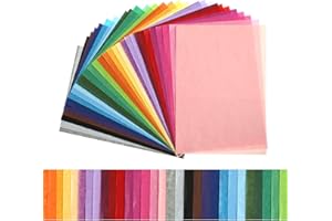 Kesote Geschenkpapier 300 Seidenpapier 29 x 20 cm Seidenpapier Verpackungsmaterial 30 Farbe Transparentpapier Bastelpapier Packpapier Basteln Origami Papier Hochzeit Geschenk Deko Weihnachten