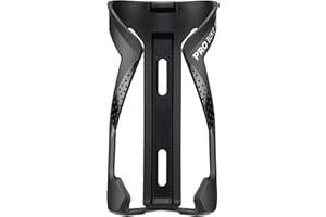 PRO BIKE TOOL - Portabottiglie in plastica – Design moderno – Colore nero e finitura opaca con accenti lucidi – gabbia per portabottiglie da bicicletta, per bici da strada e mountain bike