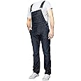 Enzo Jeans Mens Denim Blue Dungarees Stonewash Dungaree Overalls Waist 30" - 50"